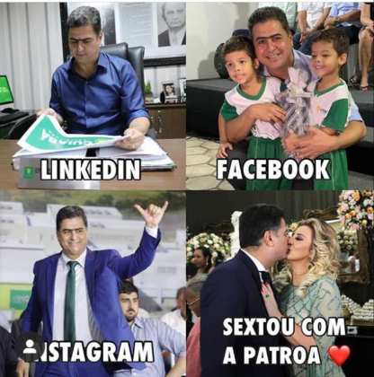 A montagem do prefeito Emanuel Pinheiro nas redes sociais