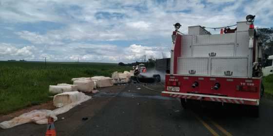 O acidente ocorreu na manhã deste sábado, próximo de Alto Garças.
