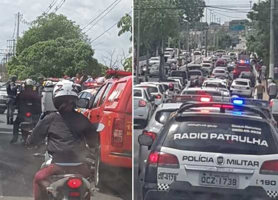 A vítima chegou a ser resgatada pelo Samu, mas não resistiu aos ferimentos.