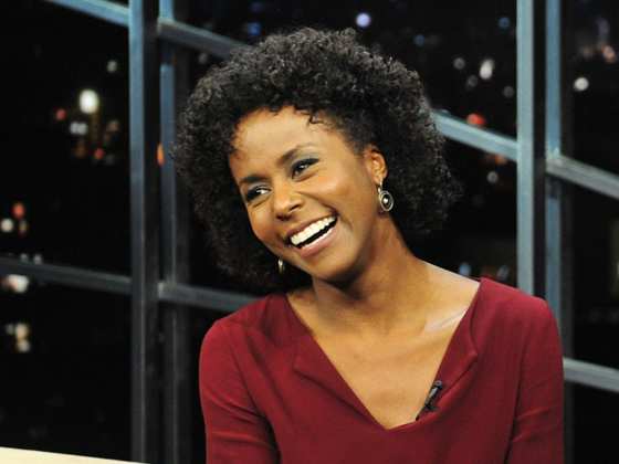 Maju Coutinho, apresentadora do JH, da Globo