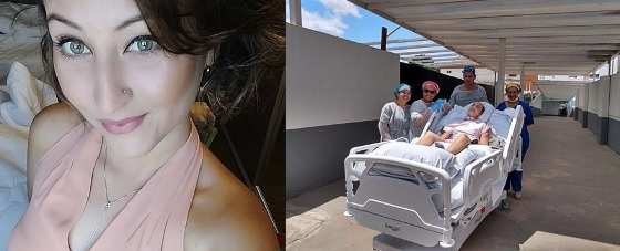 Yara Pacheco estava em coma, mas já respira com a ajuda de aparelhos