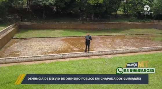 Piscina Pública está abandonada em Chapada