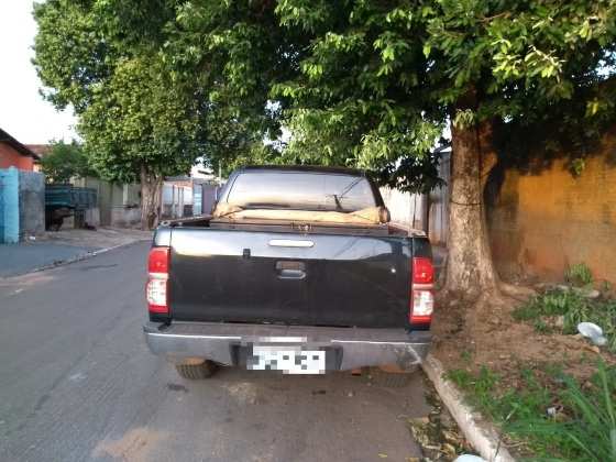O veículo roubado em Campo Verde foi recuperado em VG