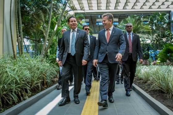 Presidente em exercício veio a Cuiabá para discutir futuro da floresta Amazônica