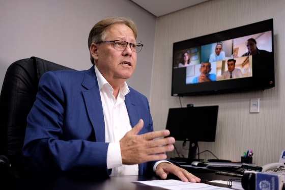 O secretário de Saúde de Mato Grosso, Gilberto Figueiredo