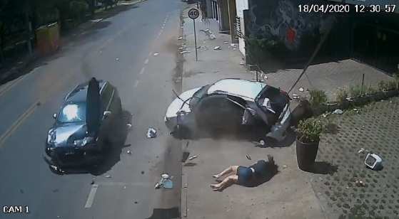 Imagem da batida impressiona