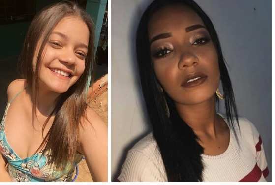 À esquerda Laysa Silva e à direita Camila Macanhã