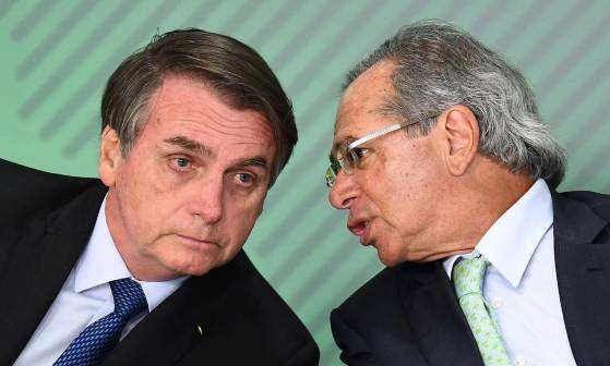 Presidente e chefe da Economia visitaram parque de exposições em Brasília
