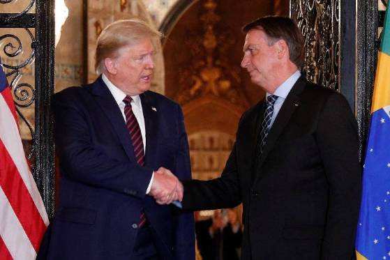 Bolsonaro declarou solidariedade a Trump.