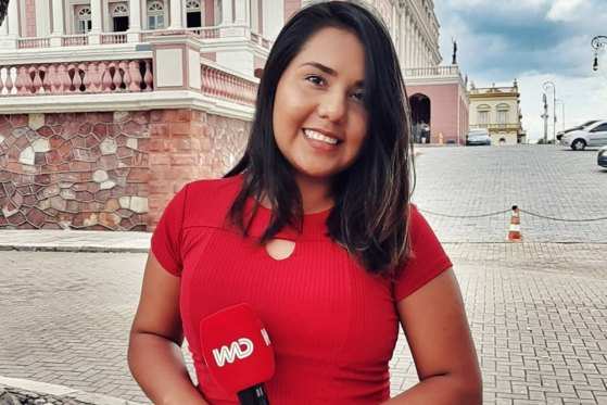 Luciene é a primeira repórter indígena da CNN.