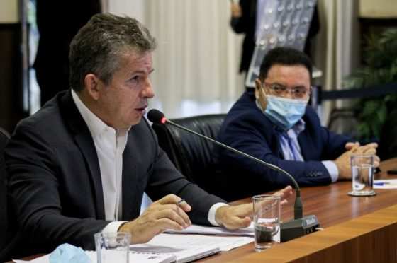 A reunião foi realizada via videoconferência.