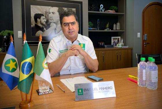 Prefeito Emanuel Pinheiro não concorda com troca de modal em Cuiabá.