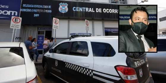 Marcelo e a filha B. chegaram à DHPP pouco antes das 14h na delegacia acompanhados do advogado Rodrigo Pouso, que falou com a imprensa na saída da unidade policial.