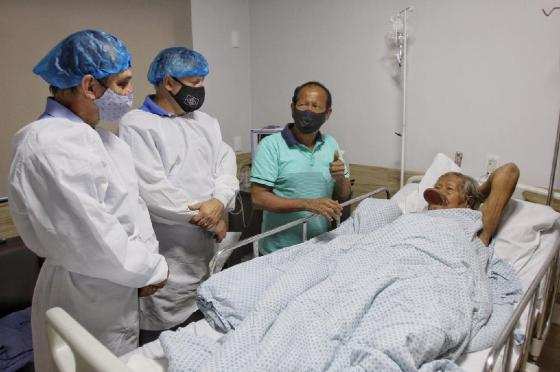 Raoni está internado com quadro de infecção intestinal.