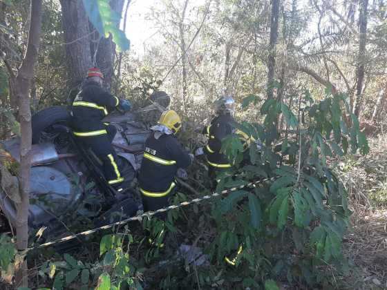 Grave acidente na estrada de chapada.