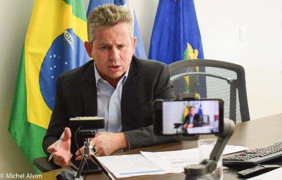 Governador Mauro Mendes pediu que presidentes da Câmara Federal e Senado intercedam pelos estados.