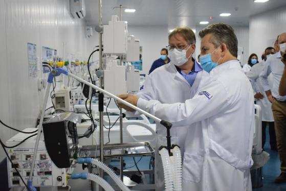 Governador e secretário de Saúde inauguram 30 novos leitos no Hospital Regional de Cáceres