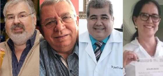 Alexandre da Rocha, Valdir Faria, Guido Cespedes e Izabel Cuim