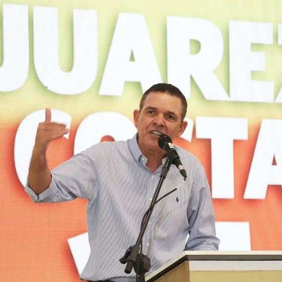O deputado teve a candidatura oficializada durante convenção.