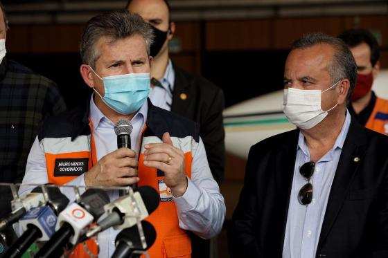 Governador Mauro Mendes (DEM) vai a Brasília discutir vacina