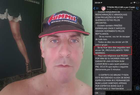 Corpo de Bruno foi encontrado na terça-feira (22)