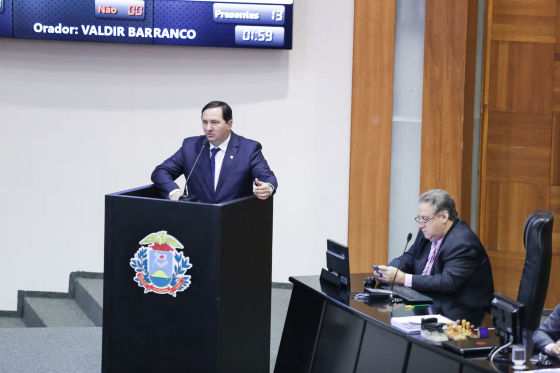 O autor do projeto de lei, deputado Valdir Barranco