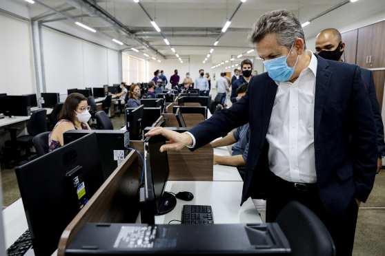 Anúncio de Mauro foi feito durante inauguração da nova sede da Seduc.