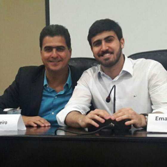 Emanuel Pinheiro e o filho Emanuelzinho