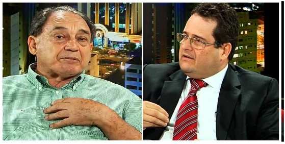 Os analistas político Onofre Ribeiro e Haroldo Arruda.