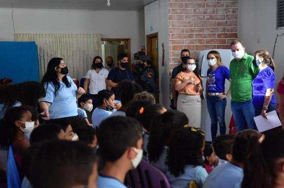 Ação foi realizada em alusão ao Dia das Crianças
