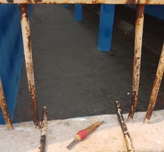Presos tentaram chegar ao muro
