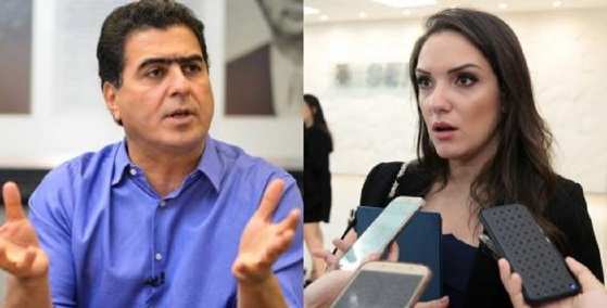 Emanuel e Janaina são do MDB, mas andam se estranhando desde as eleições