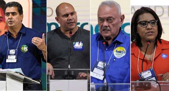 Candidatos responderam perguntas da classe empresarial