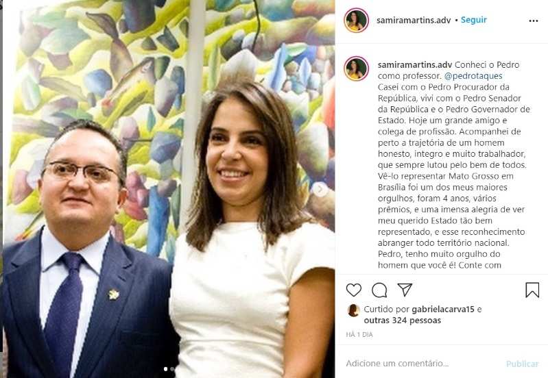 samira pede voto para taques
