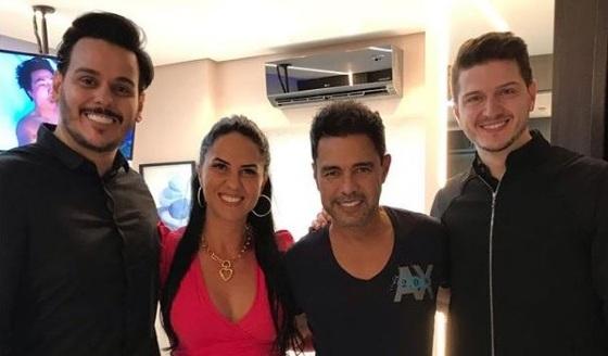 Juliano Cáceres, Graciele Lacerda, Zezé Di Camargo e Ruan Parizzi