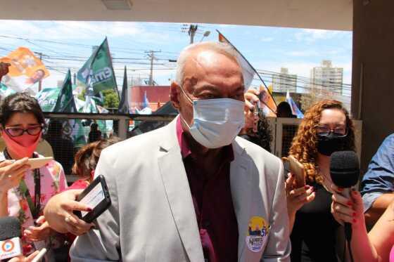 Candidato participou de debate nesta quarta-feira  na Gazeta