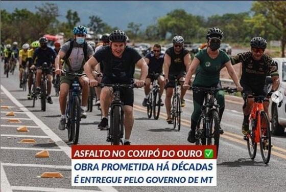Mauro e Virgínia comandaram as pedaladas