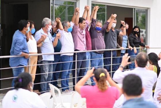 Sindicatos manifestaram apoio a Emanuel