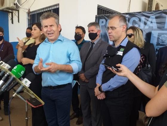 Mauro Mendes inaugurou ala da PCE