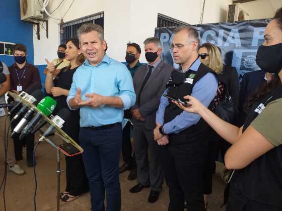 Mendonça estava ao lado de Mauro em inauguração.