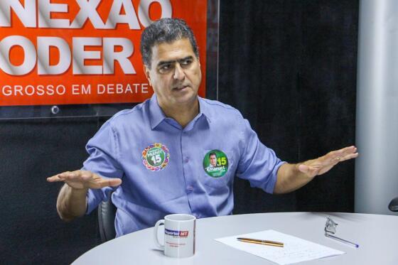 Prefeito de Cuiabá, Emanuel Pinheiro, na bronca com lideranças do MDB