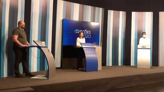 Candidatos participaram do último debate antes da eleição
