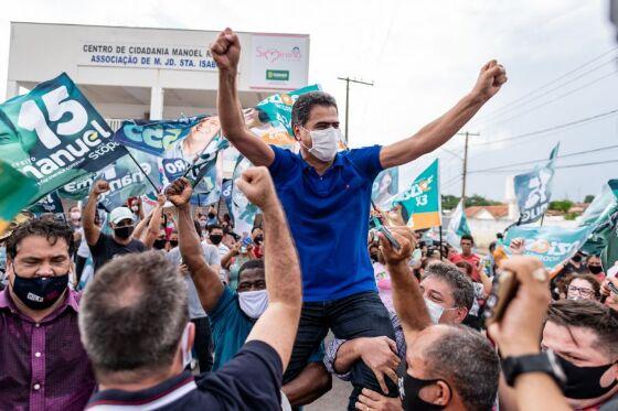 Emanuel Pinheiro foi reeleito no segundo turno em Cuiabá.