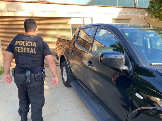 PF cumpriu mandados de busca e apreensão em várias cidades de MT.