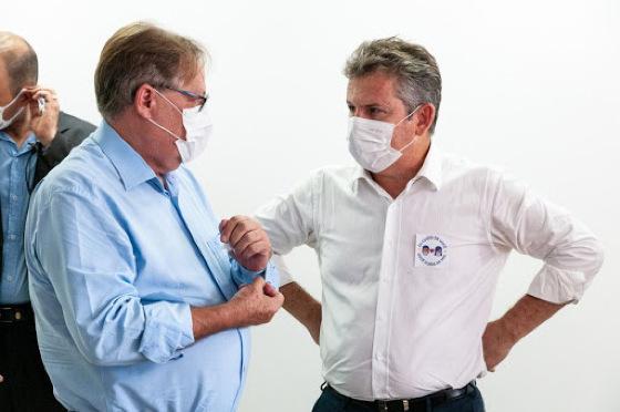 Gilberto Figueiredo e Mauro Mendes.