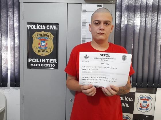 Gustavo foi preso em hotel de Cuiabá 