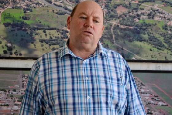 O prefeito de Itiquira, Humberto Bortolini, o Betão