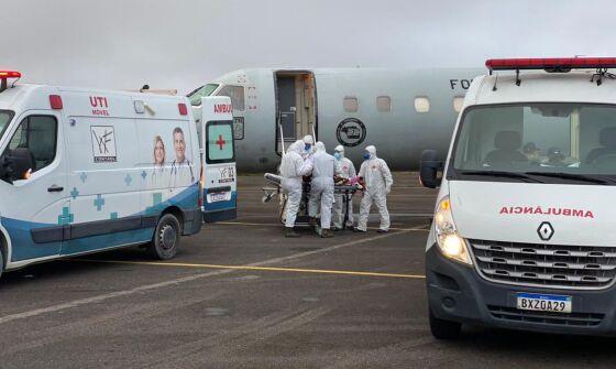 Estado custeará UTI aérea para a transferência dos pacientes