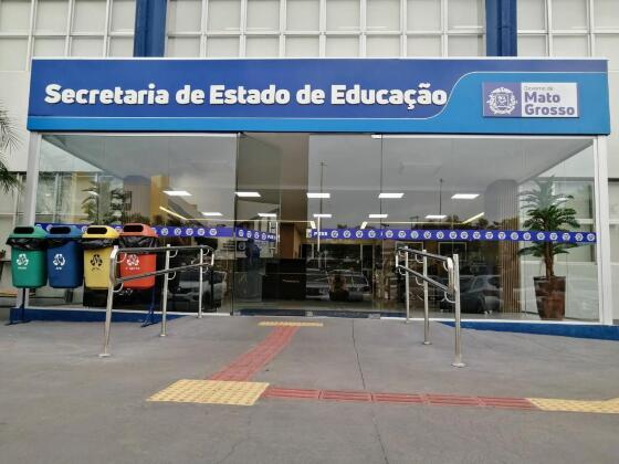 Prédio da Secretaria Estadual de Educação.