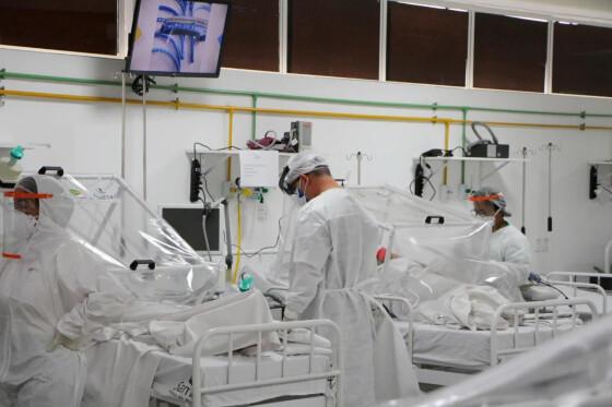 15 hospitais estão na faixa vermelha de ocupação